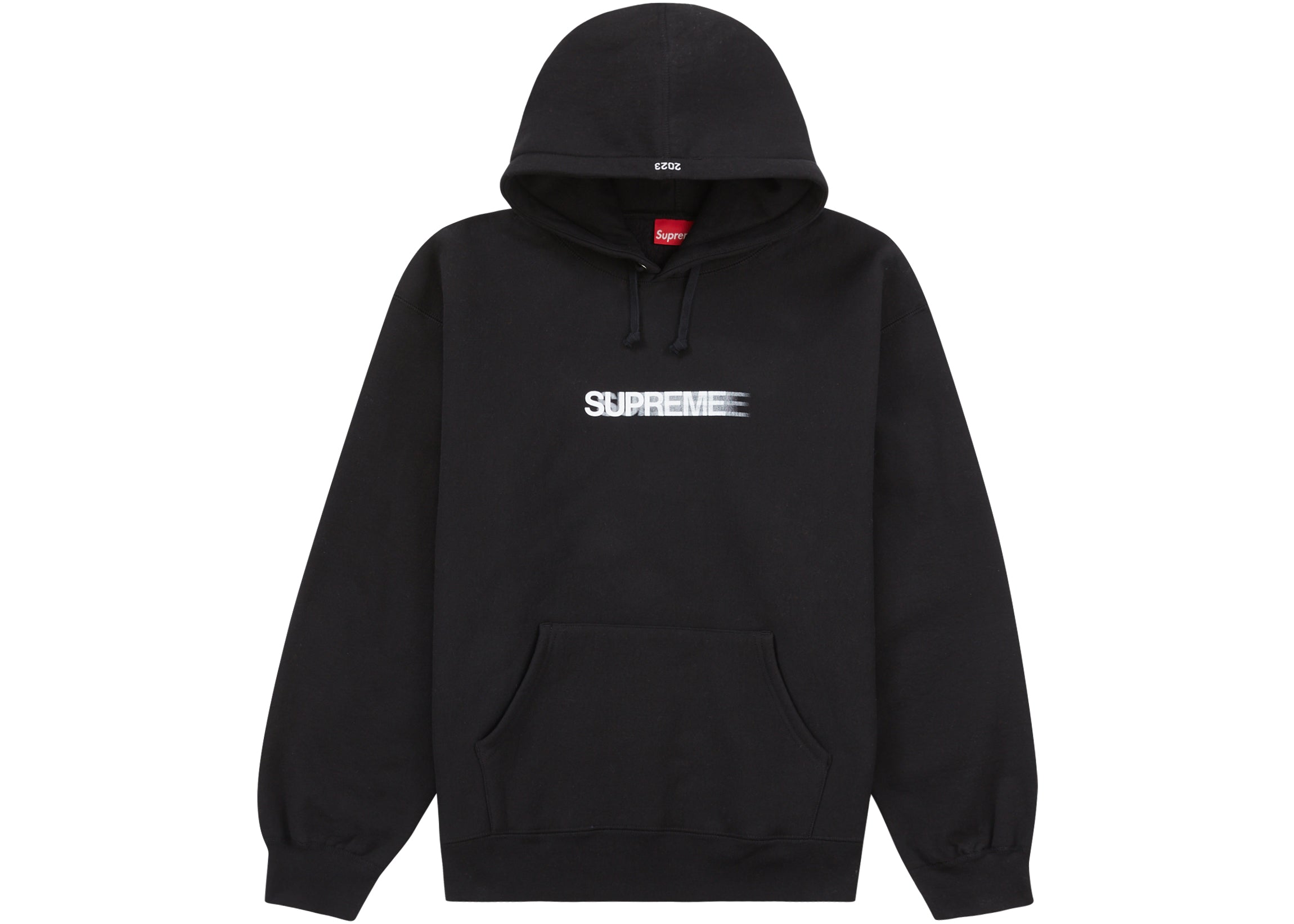 Supreme Motion Logo Hooded Sweatshirt SS23 Black Reborn