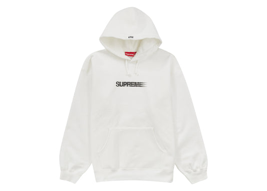 Supreme Motion Logo Hooded Sweatshirt (SS23) - White