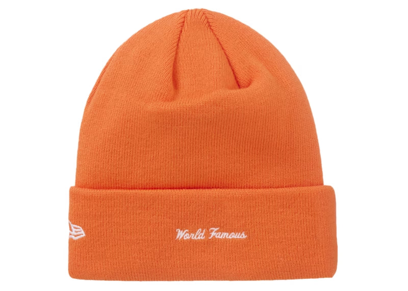 Supreme New Era Box Logo Beanie (FW24) - Orange