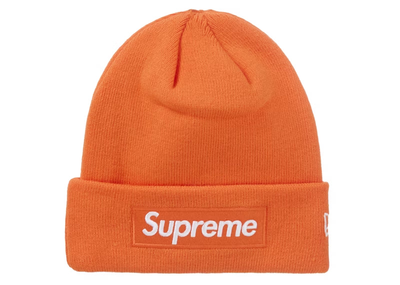 Supreme New Era Box Logo Beanie (FW24) - Orange