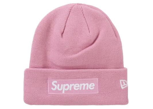 Supreme New Era Box Logo Beanie (FW24) - Pink