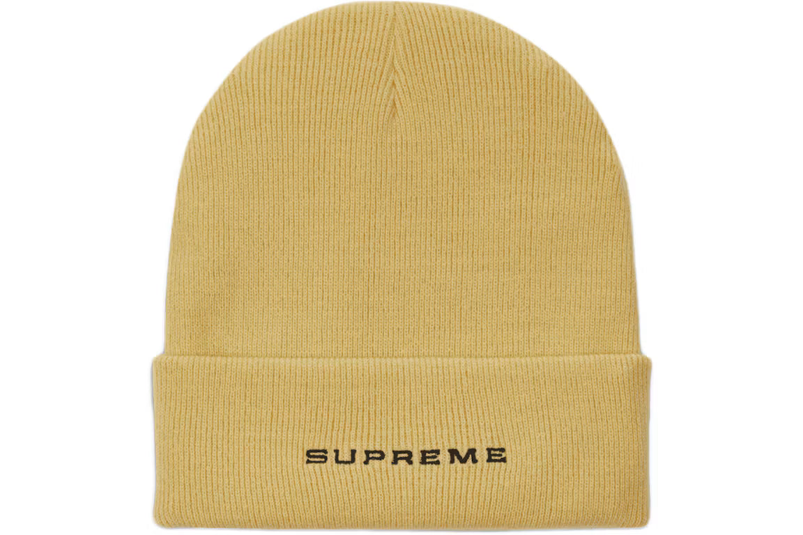 Supreme Nike Snakeskin Beanie (SS21) - Pale Yellow