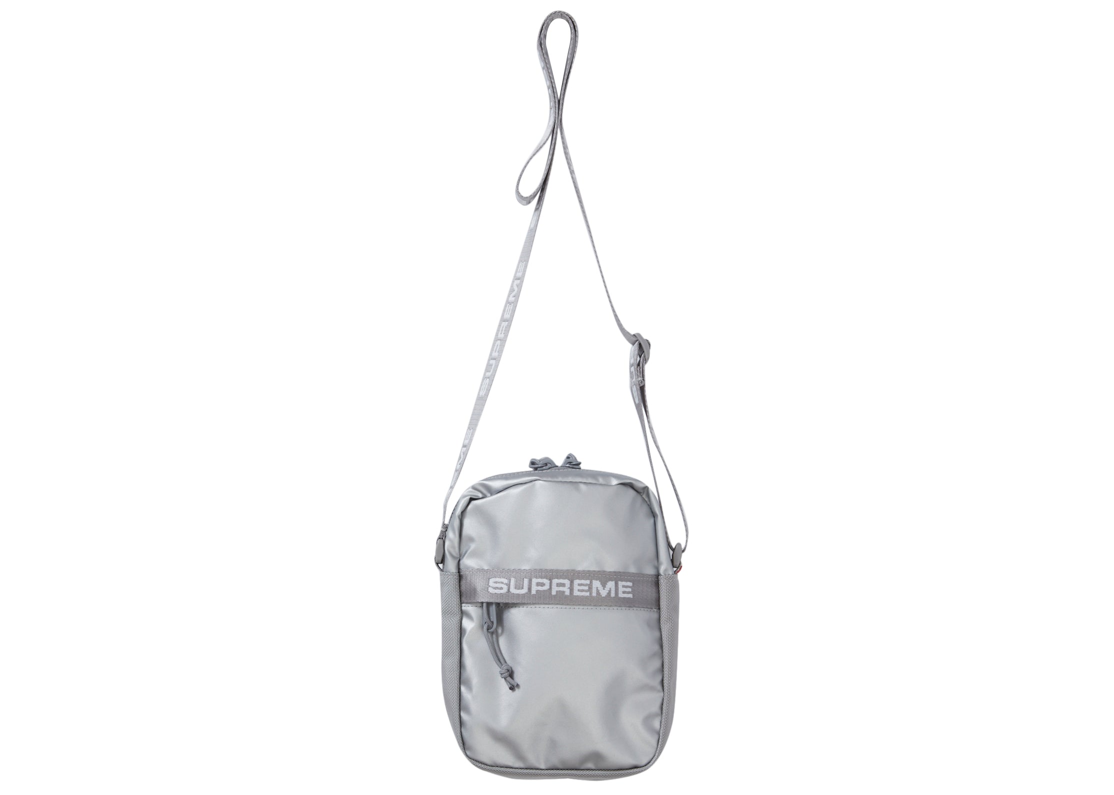 納品書付 supreme nike shoulder bag silver 新品