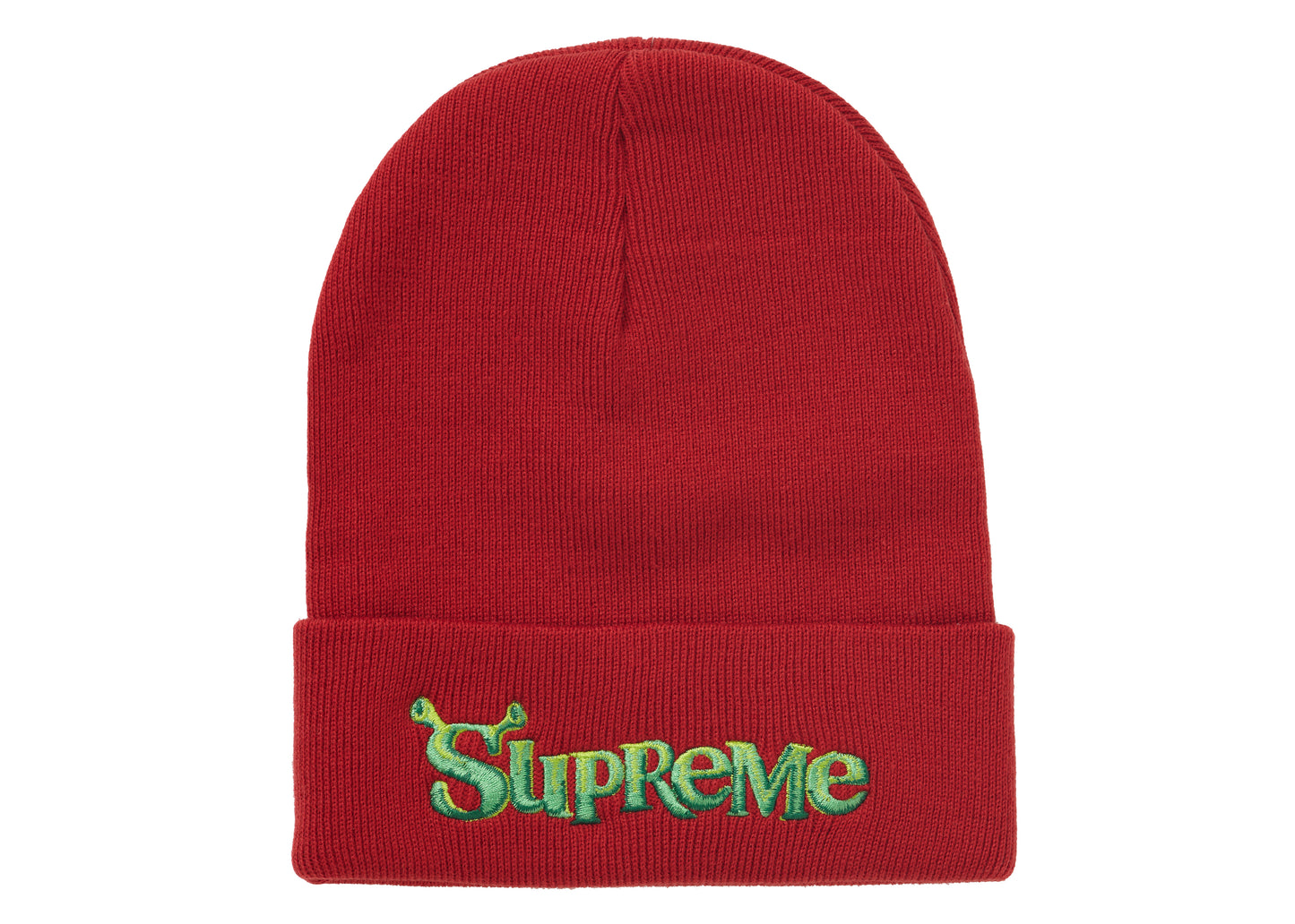 Supreme Shrek Beanie (FW21) - Cardinal