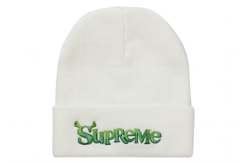 Supreme Shrek Beanie (FW21) - White