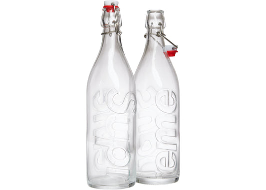 Supreme Swing Top 1.0L Bottle (Set of 2) (FW21) - Clear