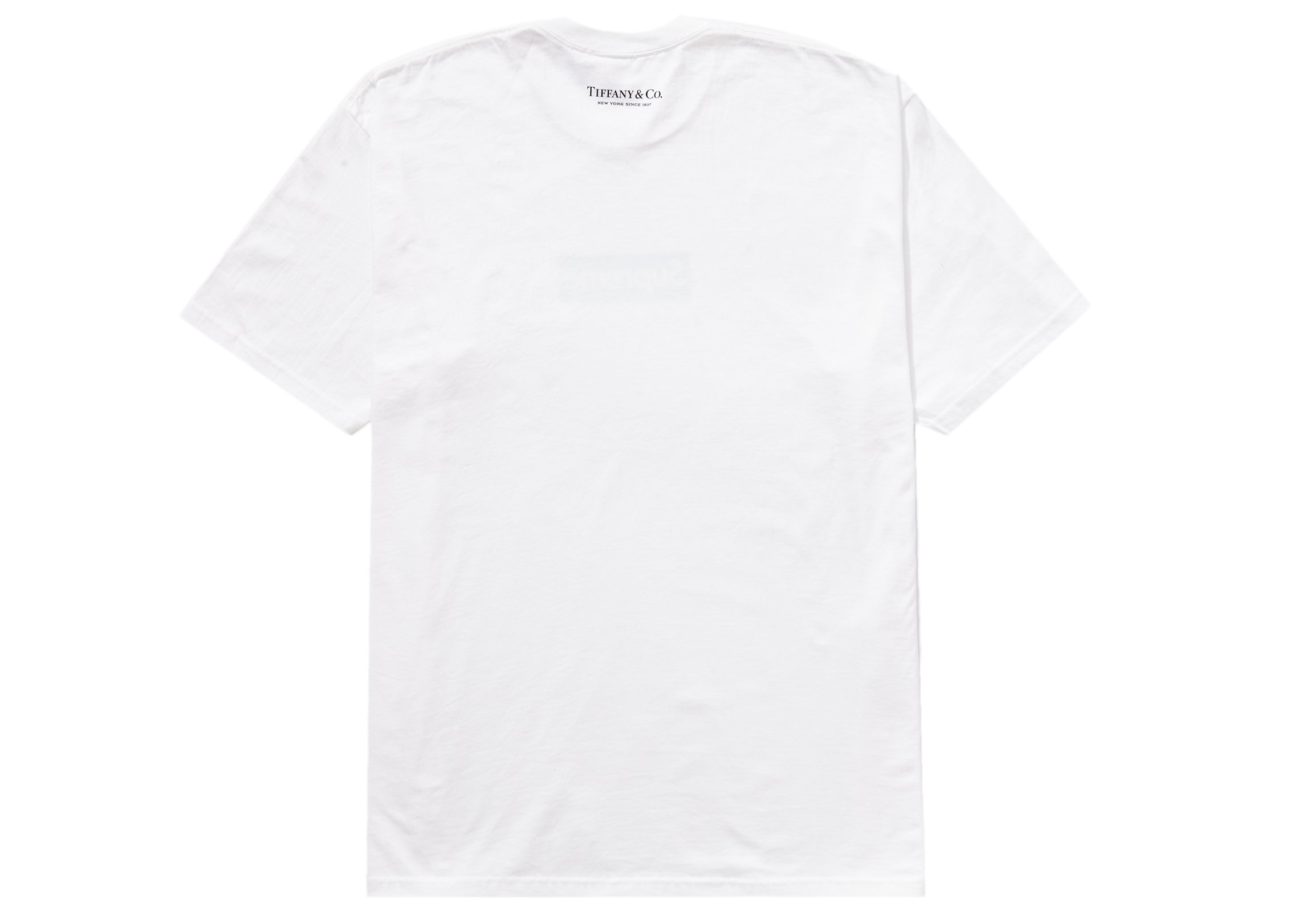 Supreme plain 2024 white tee