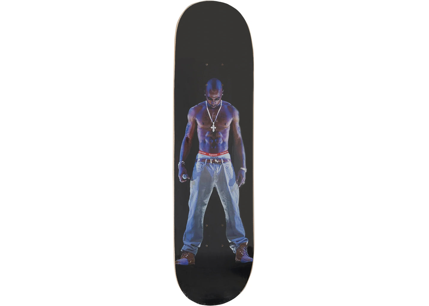 Supreme Tupac Hologram Skateboard Deck - Black