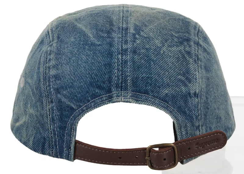 Supreme Washed Chino Twill Camp Cap (FW26) - Blue Denim