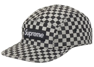 Supreme Washed Chino Twill Camp Cap (FW26) - Checker