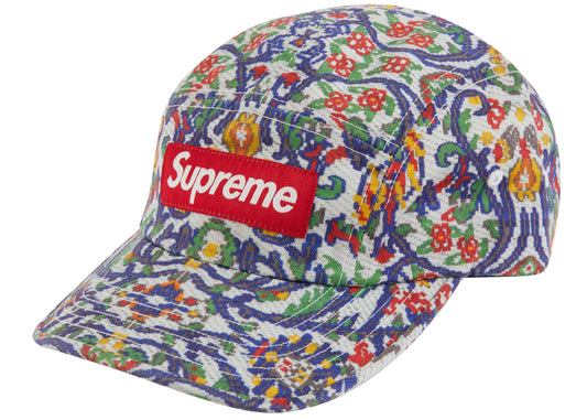 Supreme Washed Chino Twill Camp Cap (SS23) - Tapestry