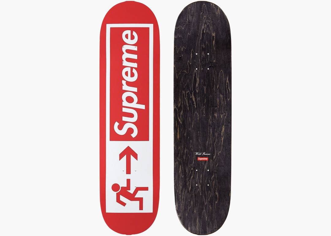 Supreme Exit Skateboard Deck (SS21) - Red