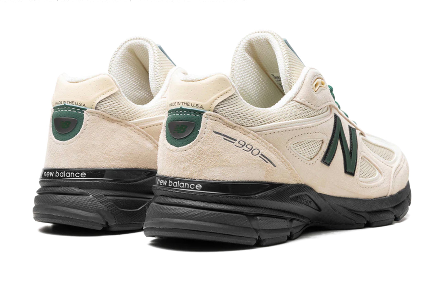 New Balance 990v4 MiUSA Teddy Santis 'Macadamia Nut' (PRE-OWNED)