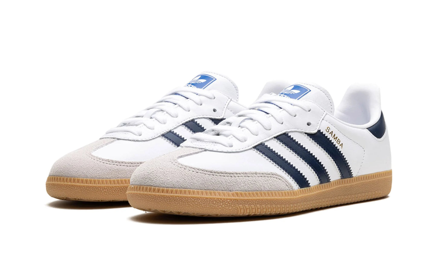 adidas Samba OG 'Cloud White Collegiate Navy Gum' (GS)