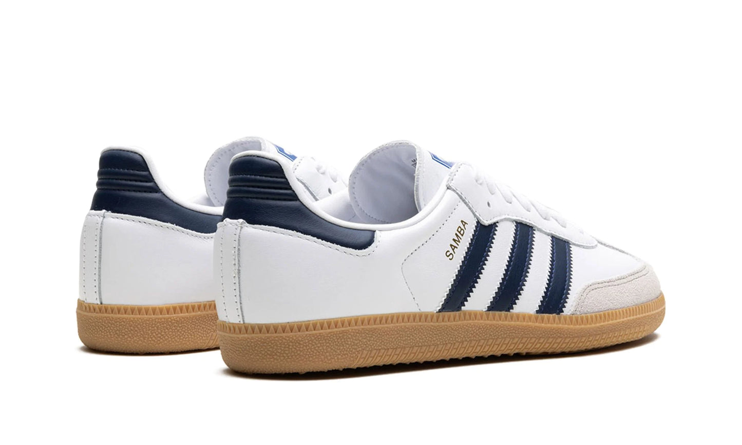 adidas Samba OG 'Cloud White Collegiate Navy Gum' (GS)