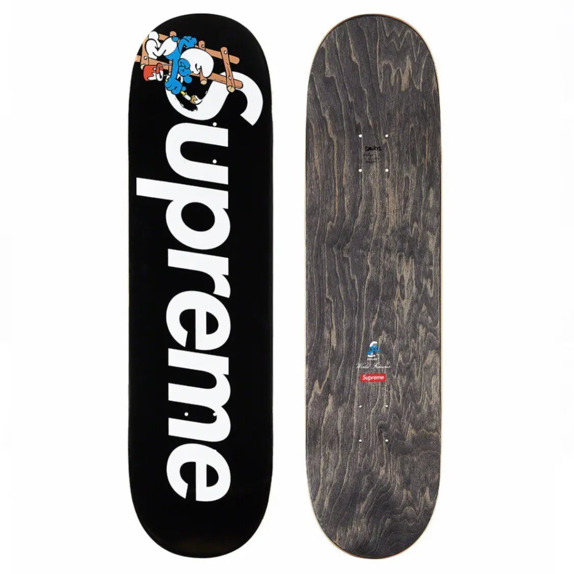 Supreme Smurfs Skateboard (FW20) - Black