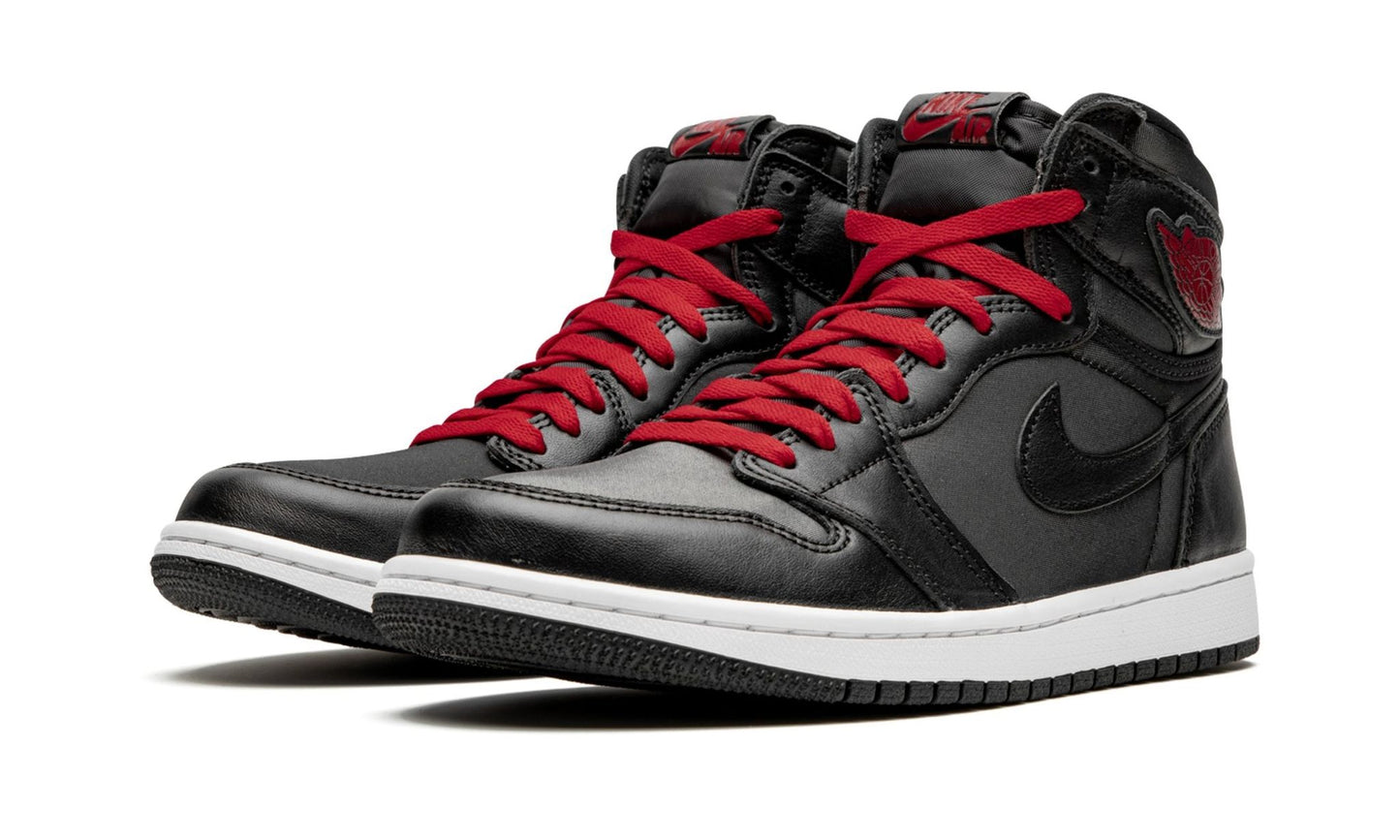 Air Jordan 1 Retro High 'Black Satin Gym Red'