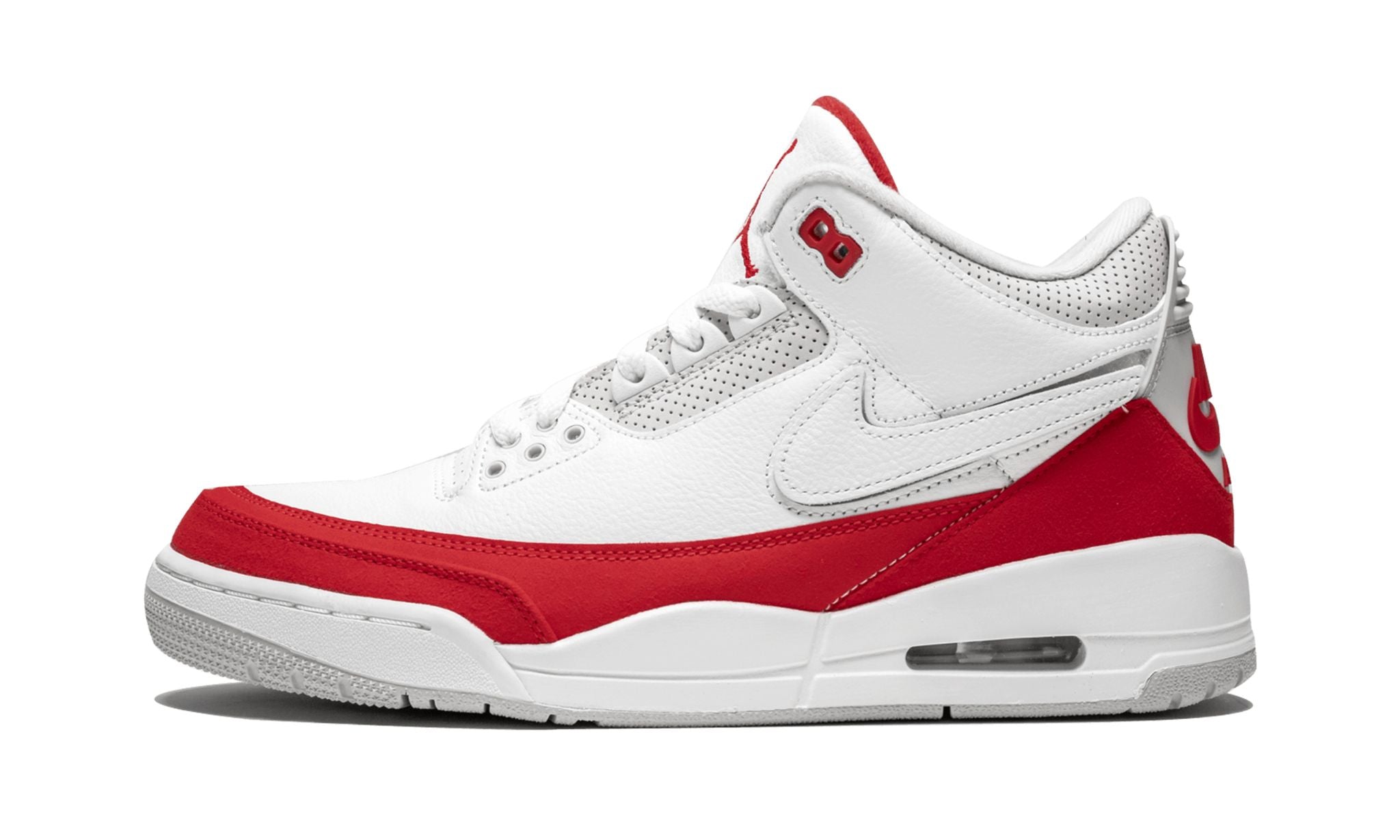 Jordan retro 3 white and red online