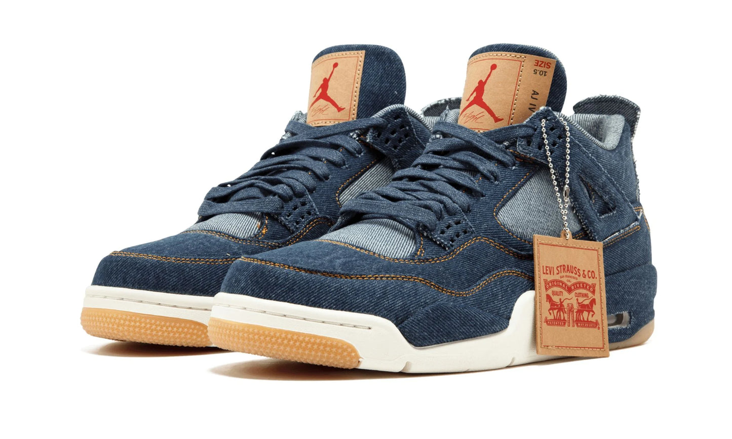 Air Jordan 4 Retro 'Levi's Denim' (Blank Tag)