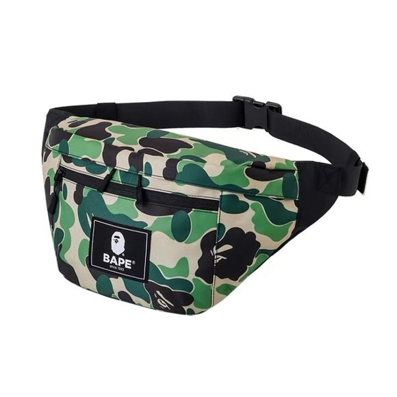 BAPE 1st Camo Waist Bag (SS22) - Green Camo