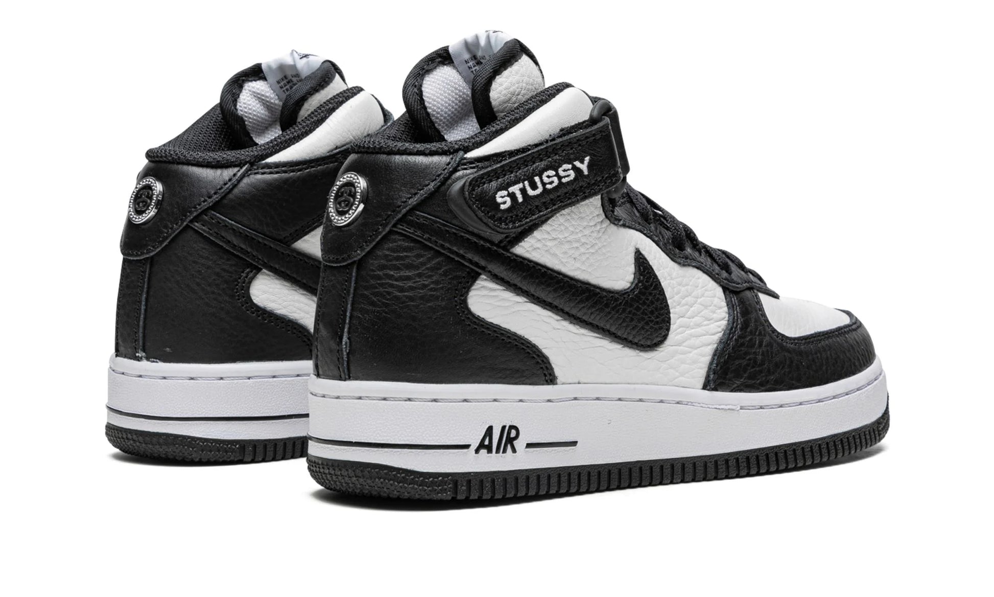 Nike Air Force 1 Mid 'Stussy - Light Bone Black' – Reborn. Nike Air Force 1 Mid 'Stussy - Light Bone Black' – Reborn.