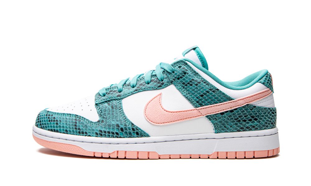 Nike Dunk Low 'Snakeskin Washed Teal Bleached Coral'