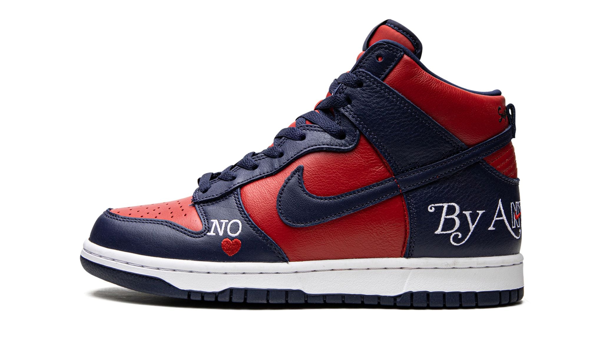 Nike SB Dunk High 'Supreme By Any Means - Navy' – Reborn.