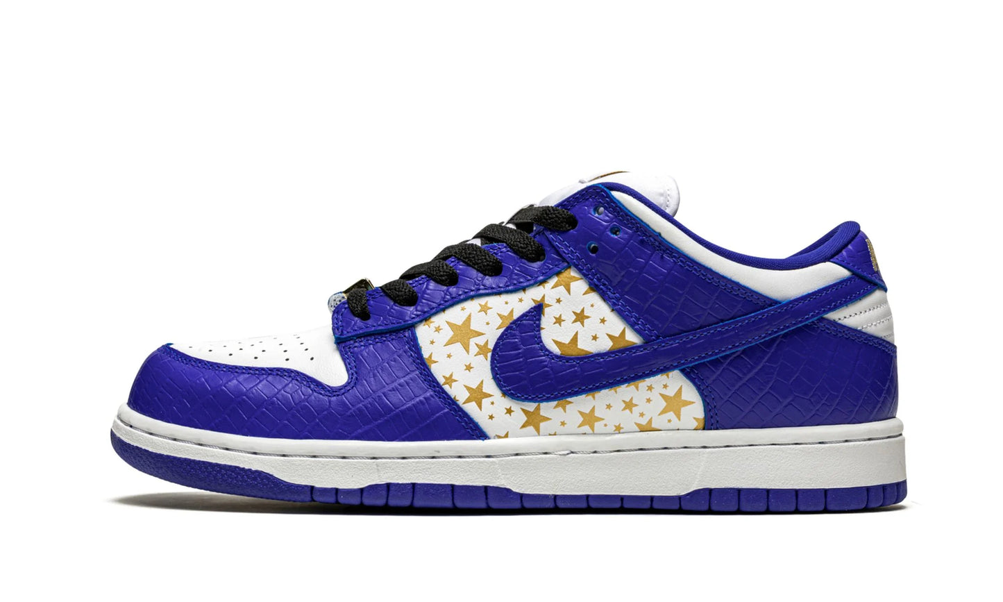 Nike SB Dunk Low Supreme Stars Hyper Royal Reborn