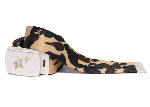 BAPE ABC Color Camo Sta Gi Belt (FW25) - Yellow