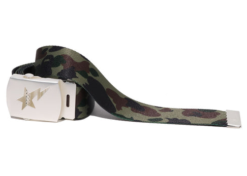 BAPE ABC Color Camo Sta Gi Belt (FW25) - Green