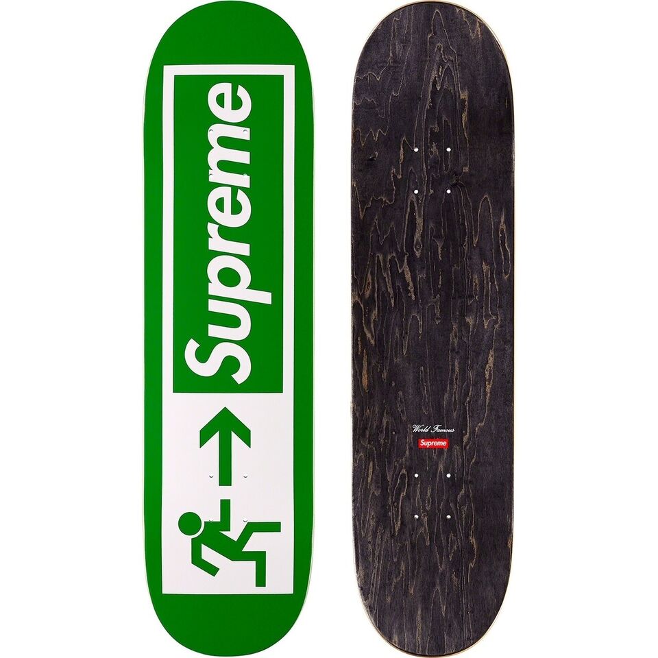 Supreme Exit Skateboard Deck (SS21) - Green