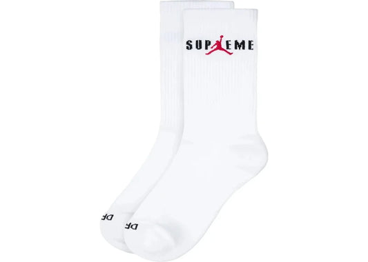 Supreme Jordan Crew Socks (FW24) - White