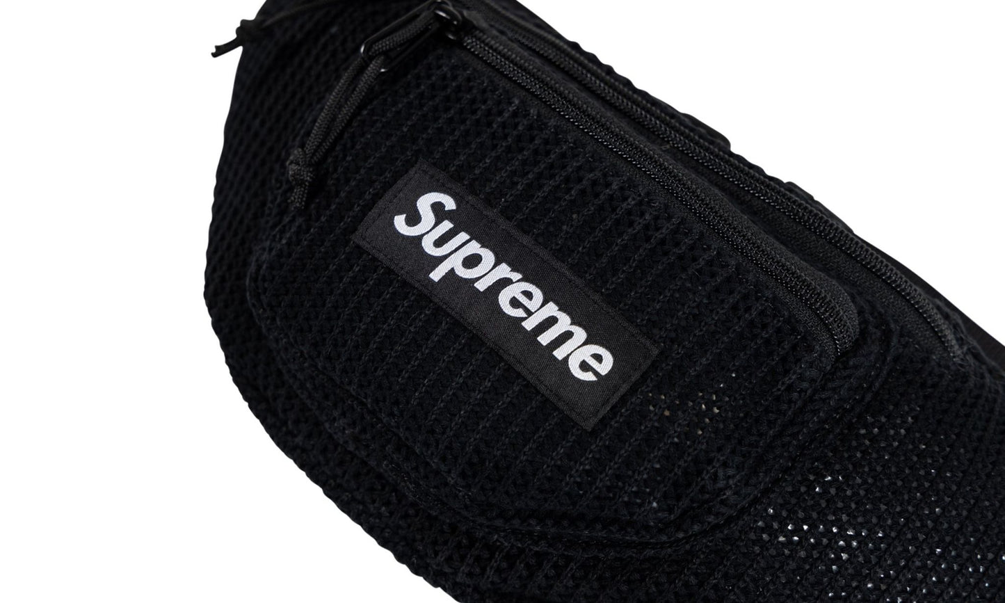 Supreme String Waist Bag (SS21) - Black