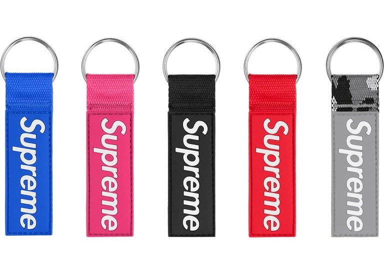 Supreme Webbing Keychain Set (SS26) - Multicolor