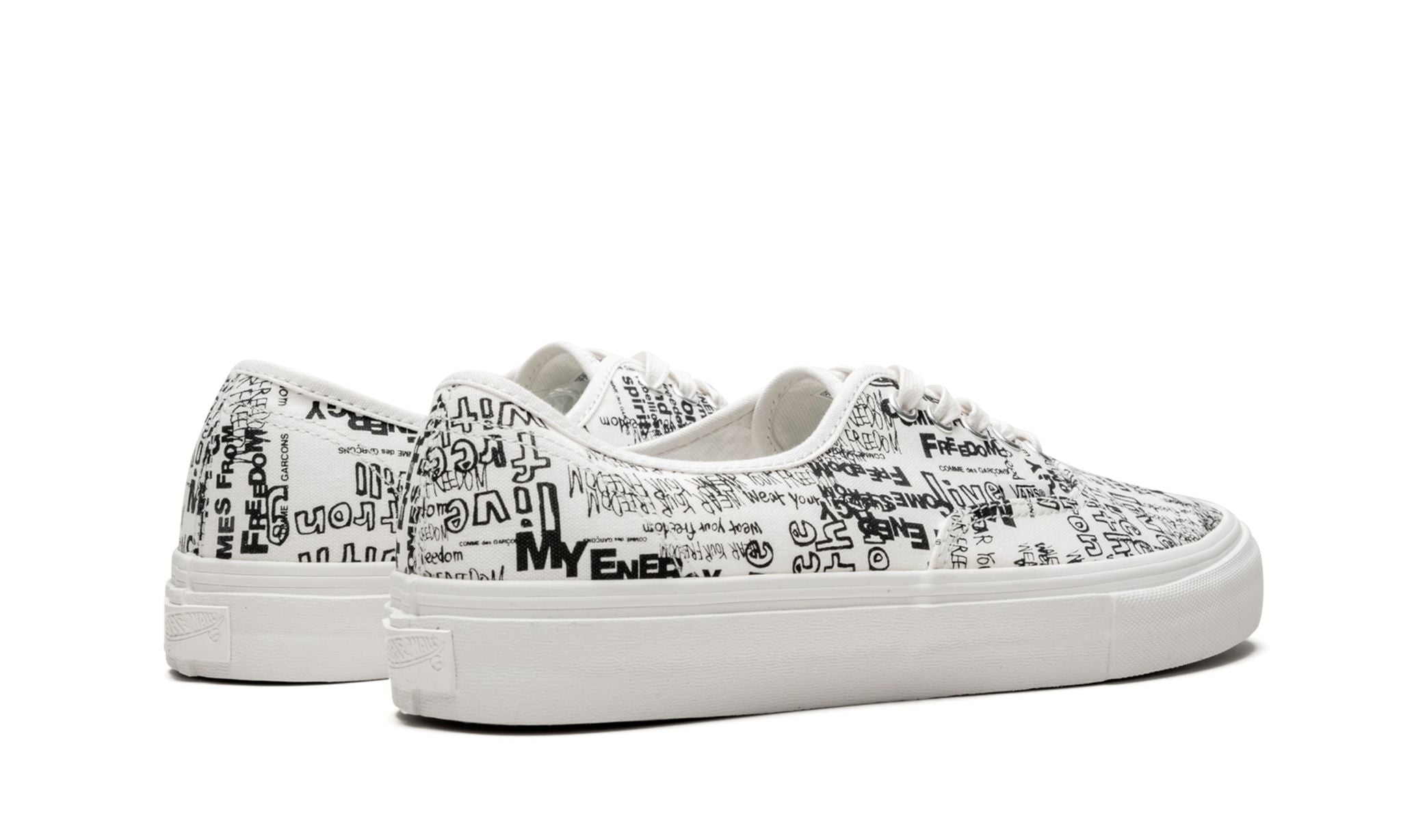 Vans authentic comme des garcons white (japan) sales