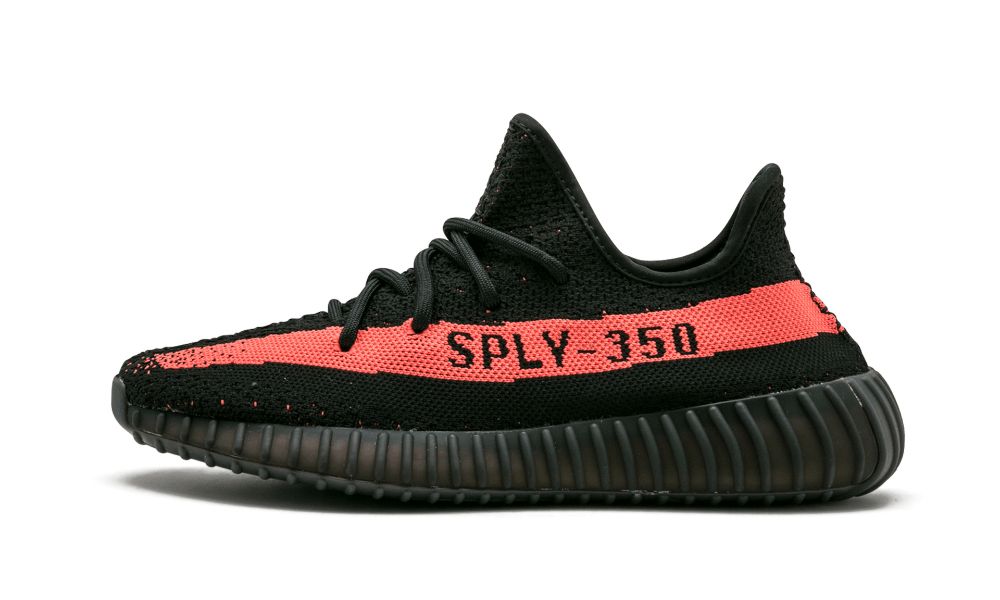 adidas Yeezy Boost 350 V2 Core Black Red 'Red Stripe' (2016/2022)