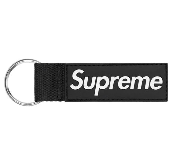 Black supreme best sale keychain