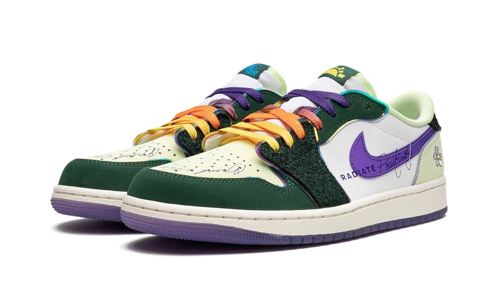 Air jordan 1 retro 2025 low green