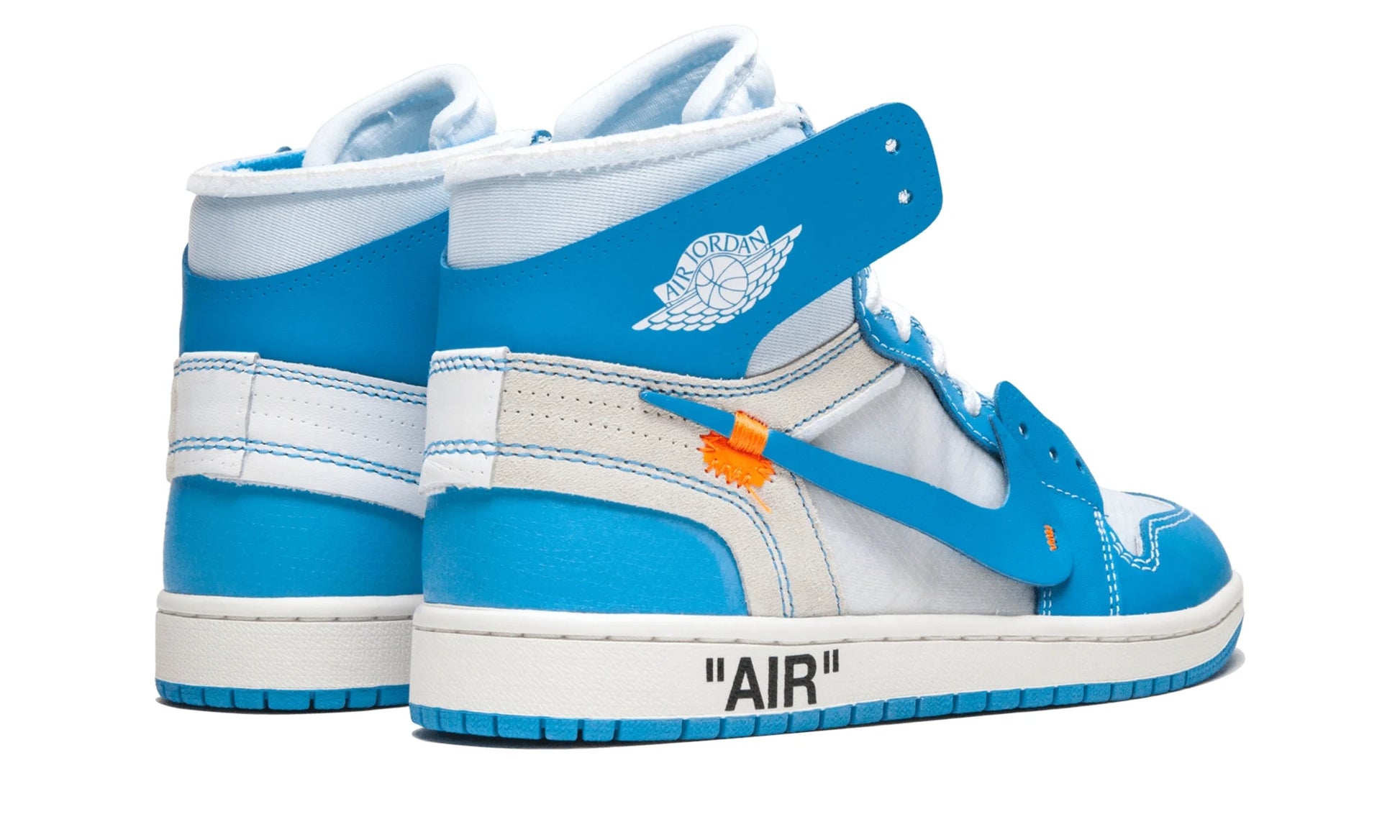 Off white university blue jordan 1 clearance