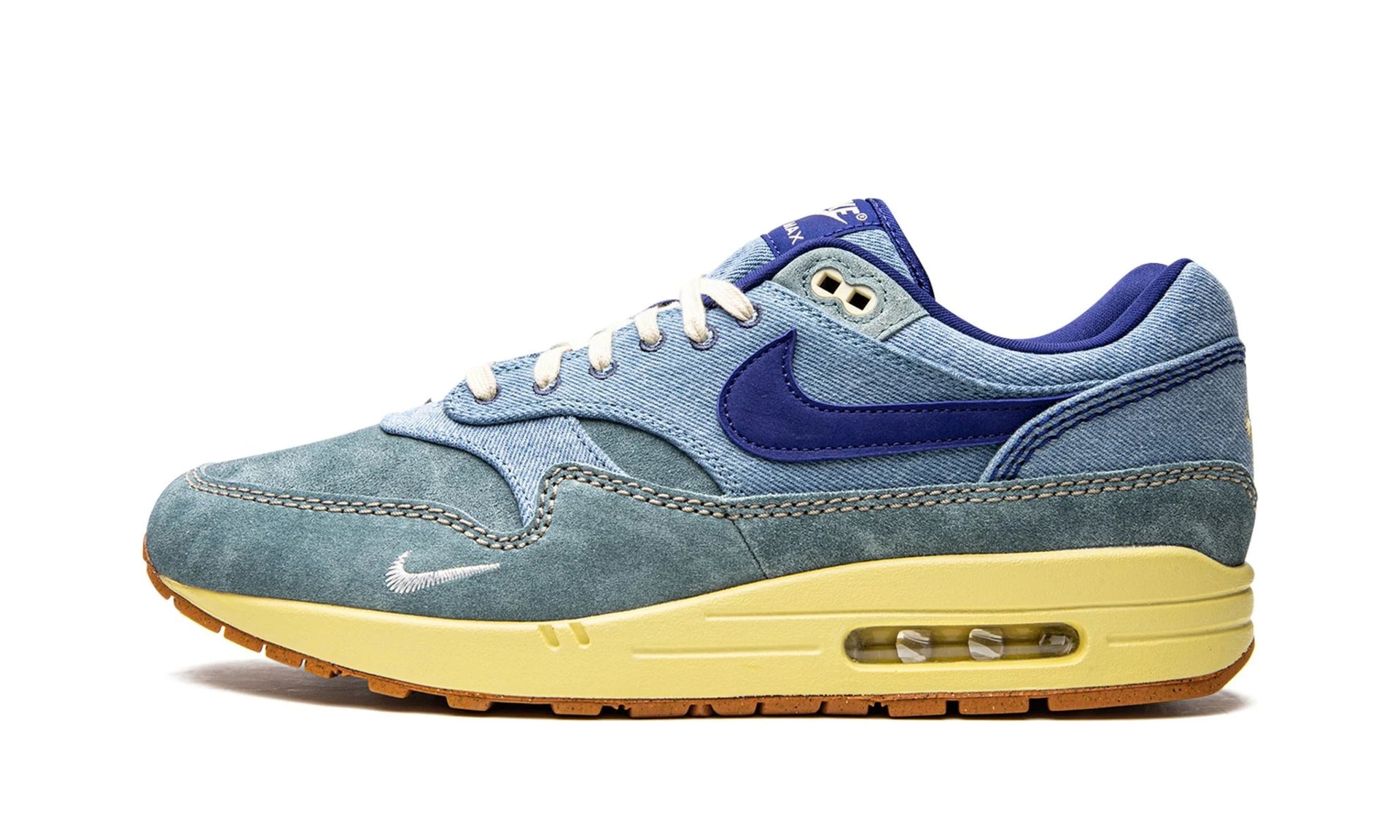 Nike Blue Air Max 1 PRM Dirty Denim Sneakers - ShopStyle Trainers &  Athletic Shoes
